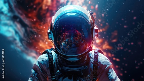 Astronauts exploring deep space