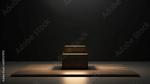 Wallpaper Mural an illuminated podium on a platform Torontodigital.ca