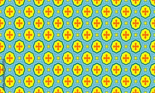 seamless pattern with flowers