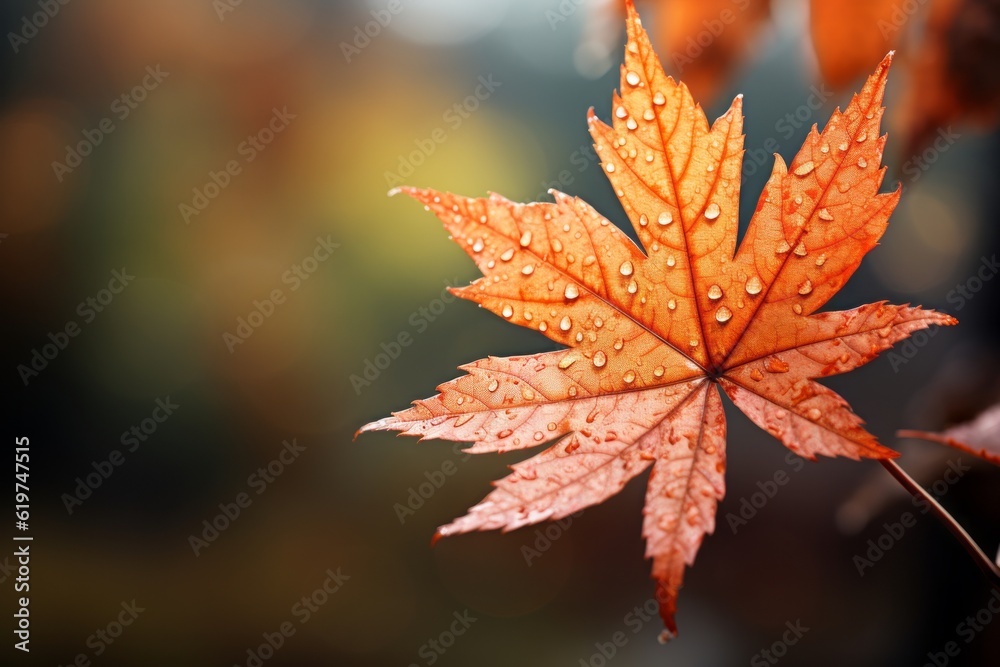 Photograph Of Sweetgum Leaf Natural Light, Generative AI