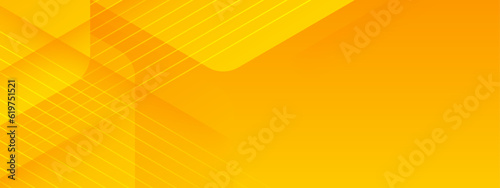 Yellow line with white architecture futuristic background minimal concept vector illustration subtle design.