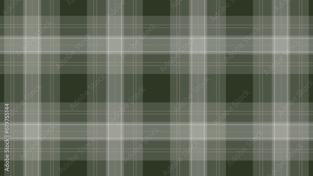Dark green plaid fabric texture as a background Dark green plaid fabric texture as a background