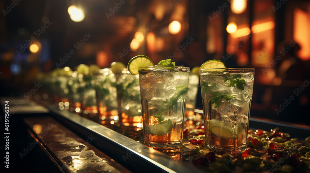 Mojito drinks. Generative Ai Mojito drinks. Generative Ai