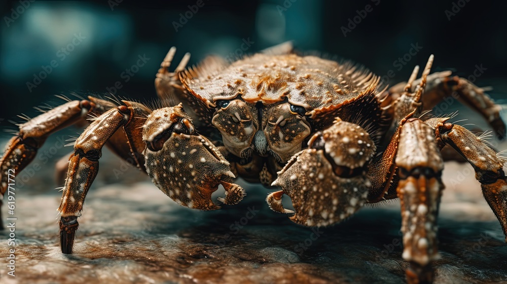 Robotic crab creature. Generative AI