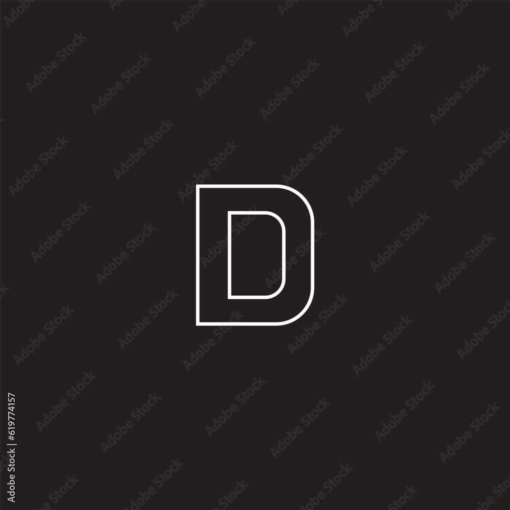 Font letter logo design with background. Font letter logo design with background.