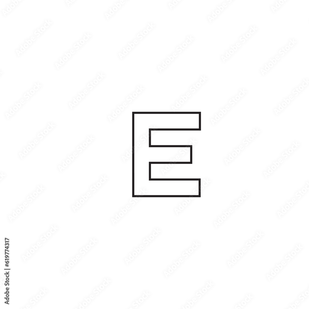 Font letter logo design with background. Font letter logo design with background.
