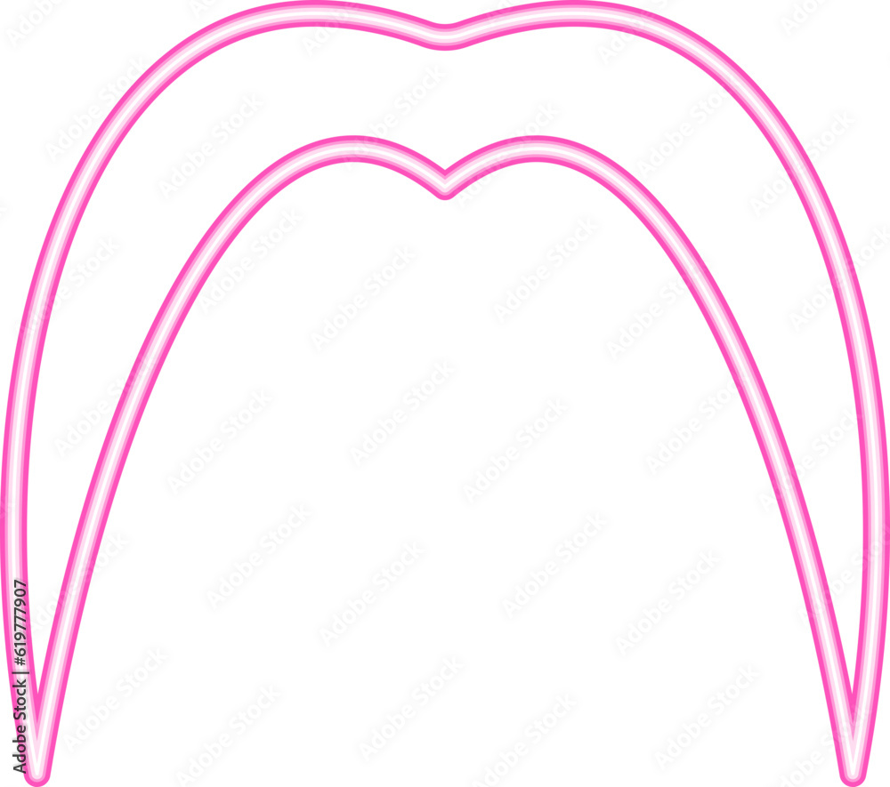 Moustache Neon. Moustache Icon Line Neon. Moustache Neon Signboard Icon. Moustache Neon Icon. Neon Moustache Outline Icon. Vector illustration. Elements for design. Flat design. Moustache Neon. Moustache Icon Line Neon. Moustache Neon Signboard Icon. Moustache Neon Icon. Neon Moustache Outline Icon. Vector illustration. Elements for design. Flat design.