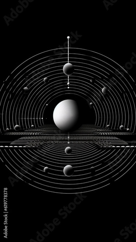 abstract background with circles