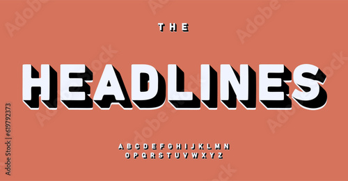 Retro Pop Art Typeface. Bold Comic Letters for Captivating Designs. Vintage-inspired and playful font for eye-catching logos, contemporary typography, and modern typographic design
