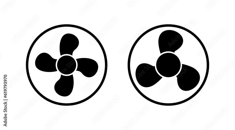 Fan icon vector. blower icon. propeller. ceiling Fan icon vector. blower icon. propeller. ceiling