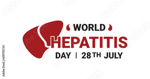 World Hepatitis Day vector on July 28 Worldwide. The theme illustrations are observed annually. Great for the world hepatitis day celebration