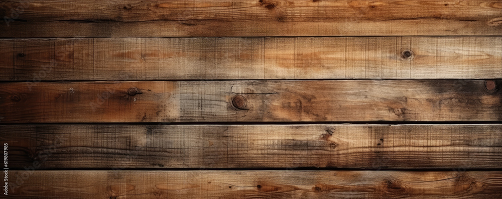 Old wooden background. generative ai Old wooden background. generative ai