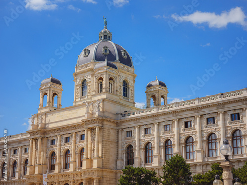 Natural History Museum is one of largest museums in capital of Austria. Located on Maria Theresa Square. museum was for collections of Habsburg Empire. museum has unique exhibits over world © YURII Seleznov