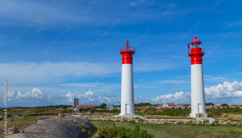 Lighthouses at Ile d'Aix Lighthouses at Ile d'Aix