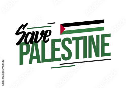 Save palestine banner poster for freedom and human rights background.