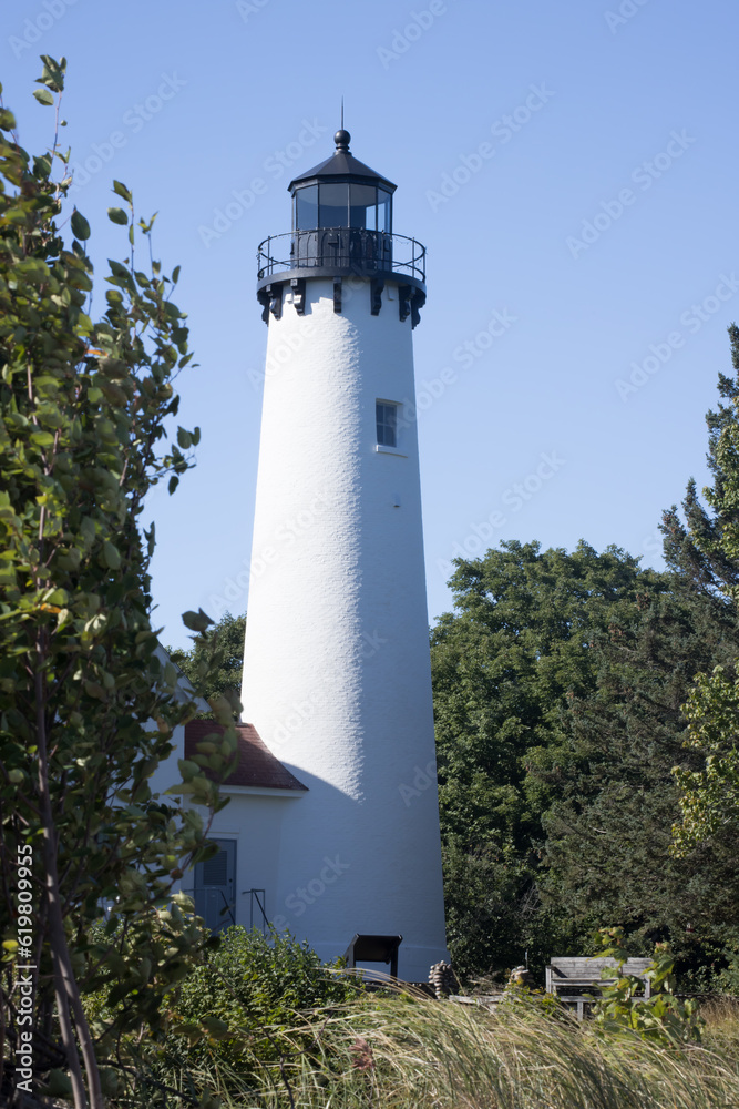 Iroquois Point Lighthouse in Michigan Iroquois Point Lighthouse in Michigan