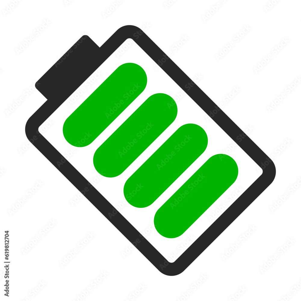 Simple charging battery icon. Rechargeable battery. Vector. Simple charging battery icon. Rechargeable battery. Vector.