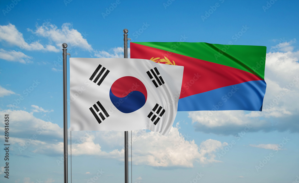 Naklejka premium Eritrea flag