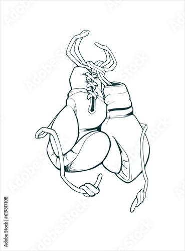 Boxing gloves patters vector illustration design