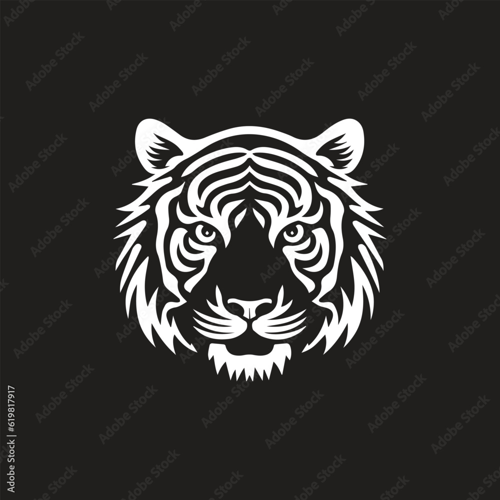 Tiger face logo icon