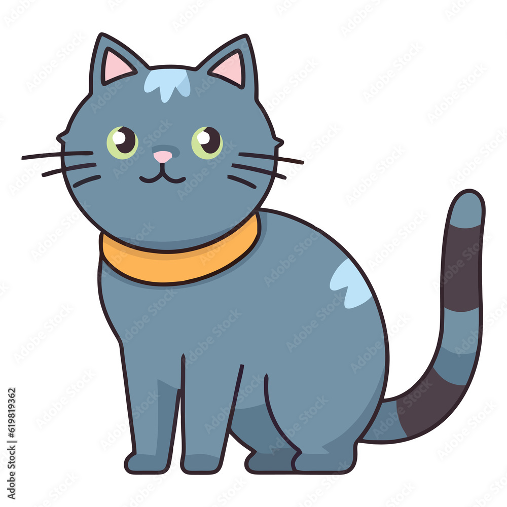 Obraz premium Elegance in Fur: The Enchanting Chartreux Cat Breed