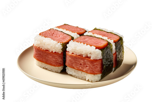 Spam musubi, Hawaiian food photo