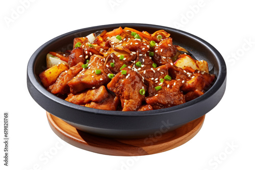 Chuncheon dakgalbi, Korean food