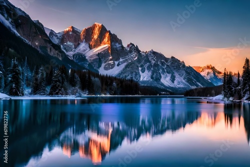 sunrise over the mountains © Nature creative
