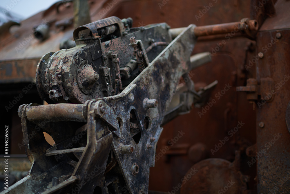 Destroyed russian tanks in Kyiv, Ukraine Destroyed russian tanks in Kyiv, Ukraine