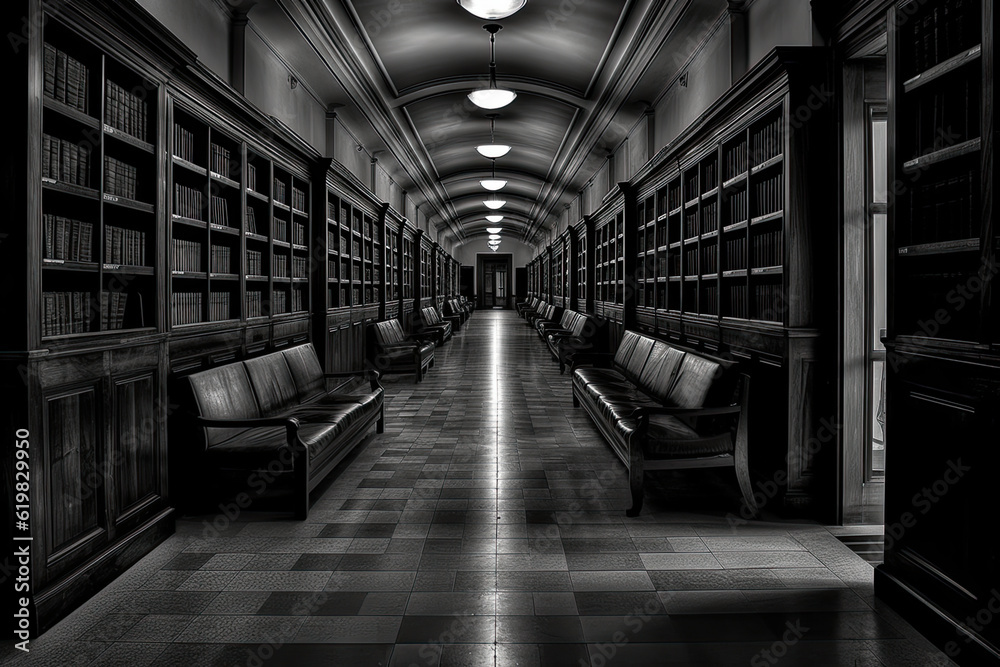 The Tranquility of an Empty Library - A Place for Silence and Stillness