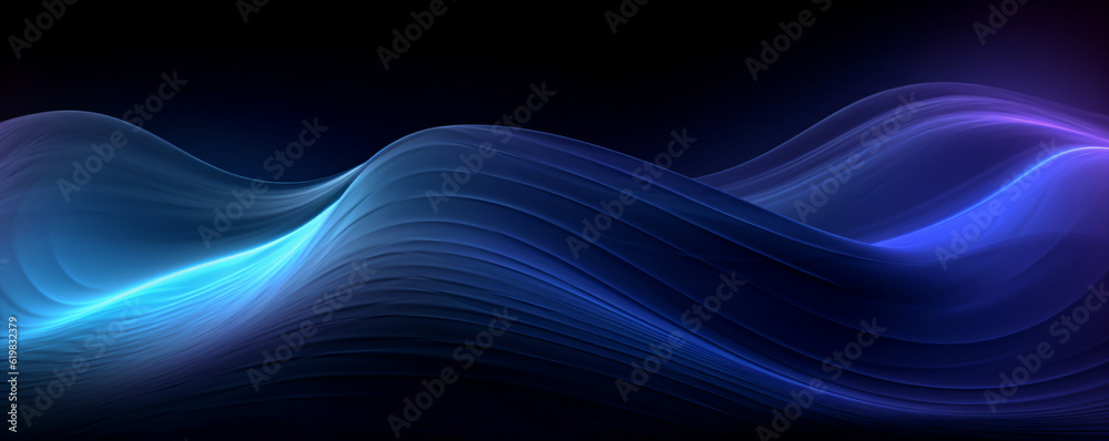 Abstract blue wavy background. 3d rendering, 3d illustration. Abstract blue wavy background. 3d rendering, 3d illustration.
