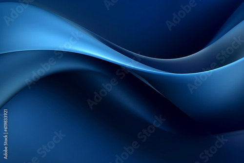 Abstract blue wave background wallpaper illustration