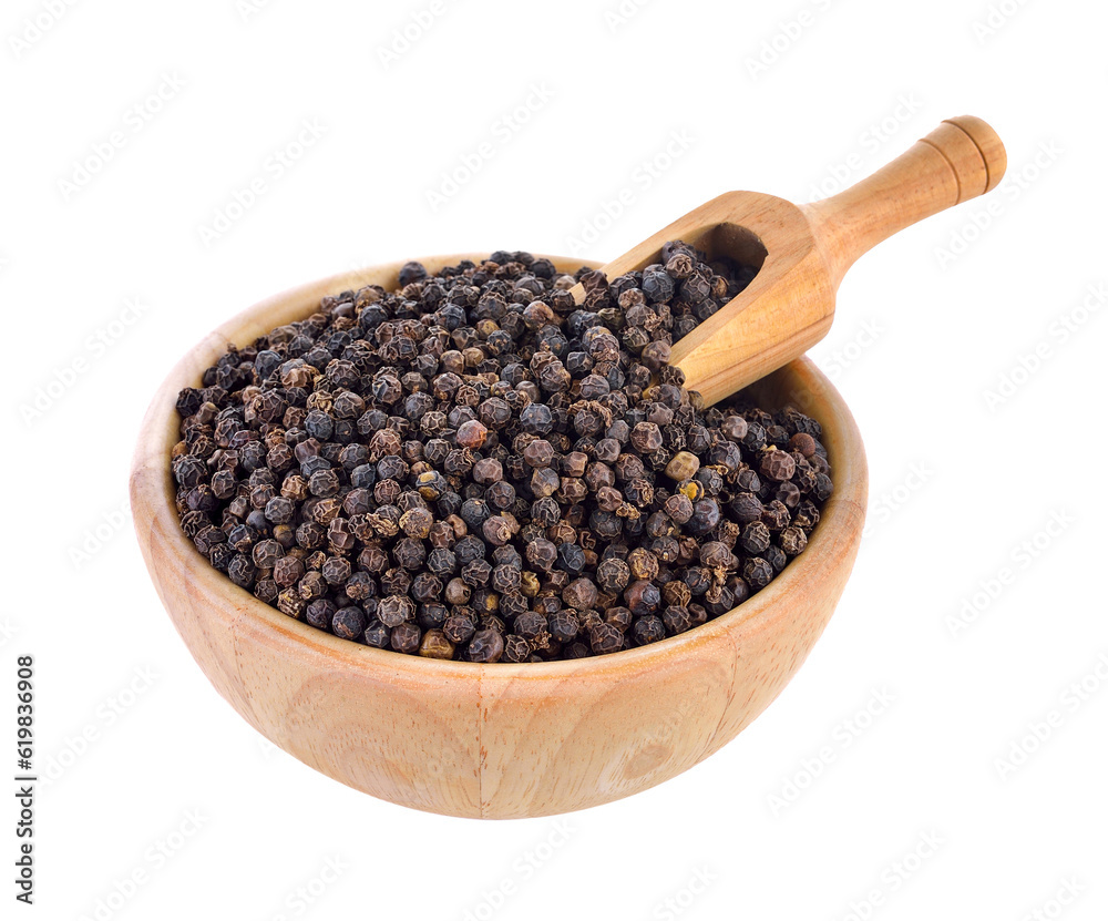 peppercorn in wood bowl isolated on transparent png peppercorn in wood bowl isolated on transparent png