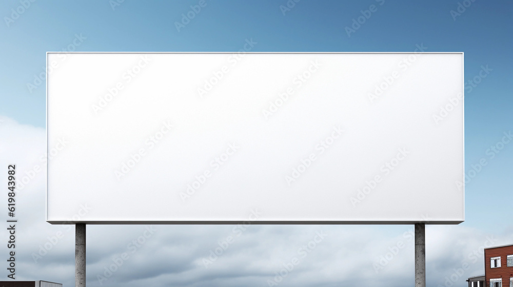 a blank horizontal street sign on the side of the road created by generative AI a blank horizontal street sign on the side of the road created by generative AI