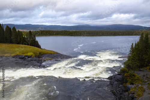 Tännforsen Wasserfall - Schweden 12