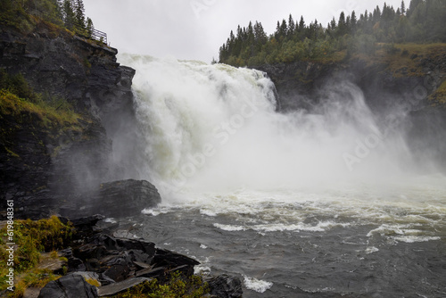 Tännforsen Wasserfall - Schweden 4