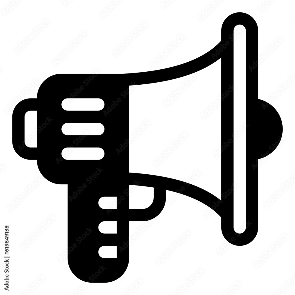 Megaphone Icon. Digital marketing concept. Outline icon Megaphone Icon. Digital marketing concept. Outline icon