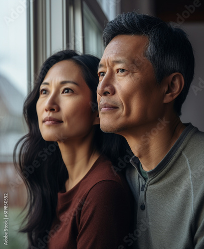 Thoughtful Married Couple