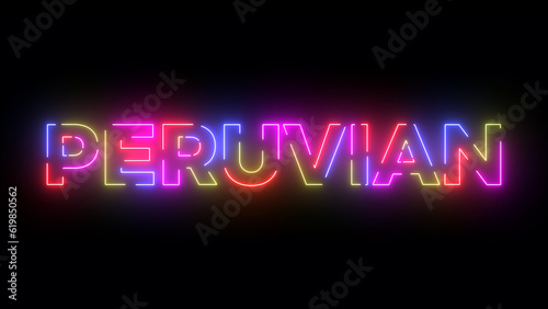 Peruvian text. Laser vintage effect. Retrò style.