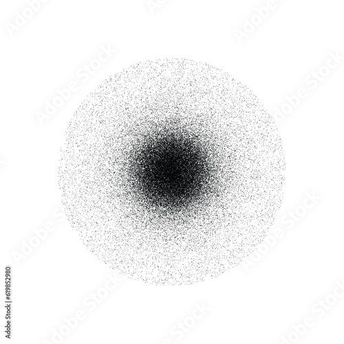 Circle texture grunge noise stain vector background