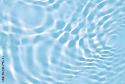 Elegant blue water backdrop, rippling waves, top view, exquisite texture for product staging, dynamic, refreshing, high-definition, Generative AI, Generative, KI


