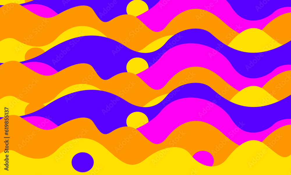 colorful wavy background