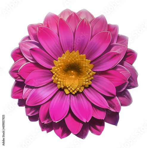 Fotobehang flower isolated on transparent background, isolated, extracted, png file