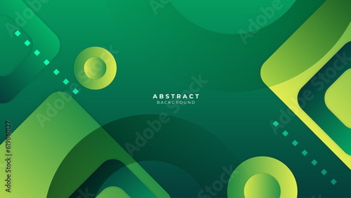 vector bright gradient background in green and yellow