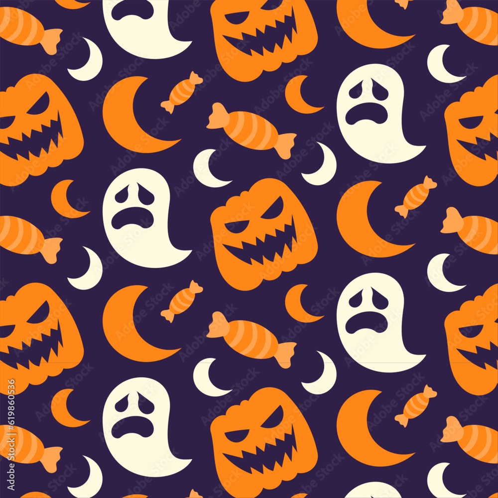 Halloween Pattern Background