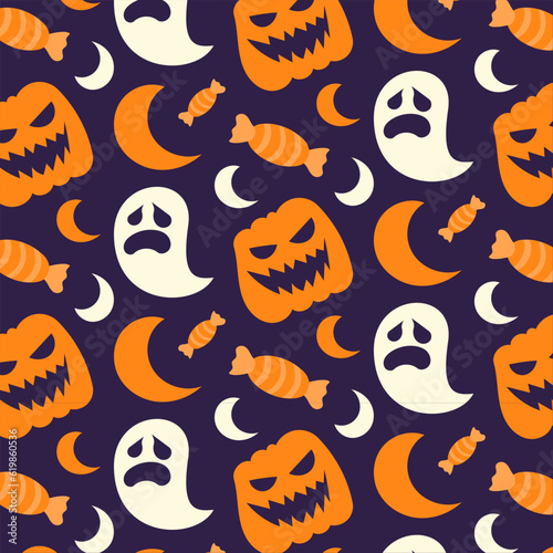 Halloween Pattern Background