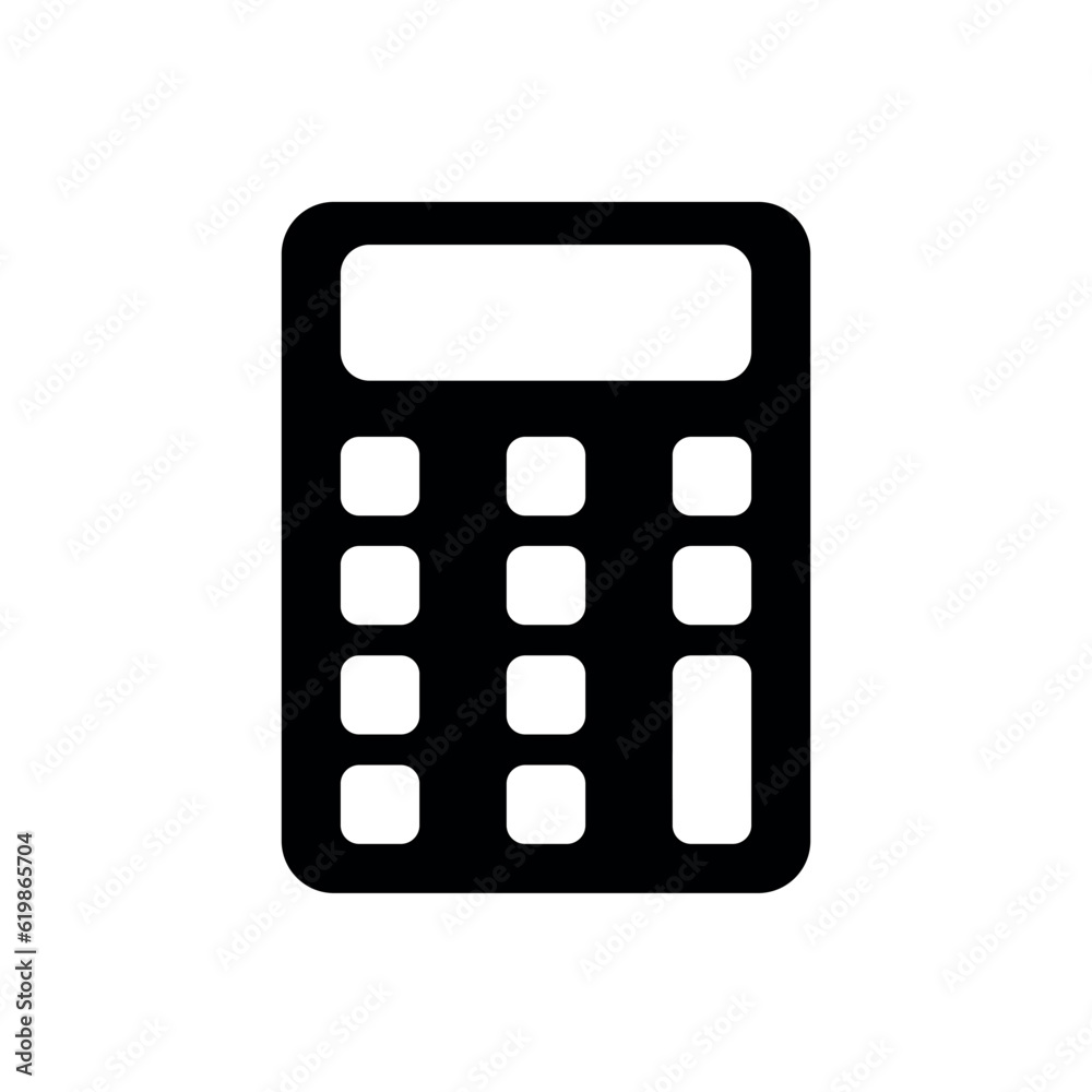 Calculator vector icon, Business concept. Mathematics Calculator vector icon, Business concept. Mathematics