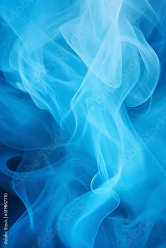 Blue smoke pattern background © Gun