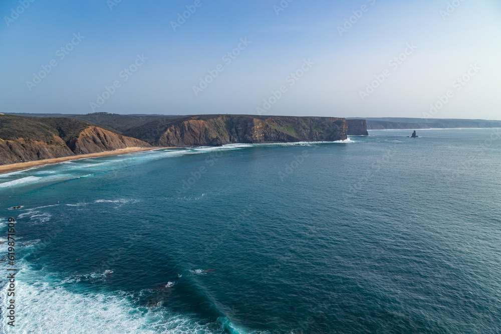 Cliffs in the Algarve West Coast