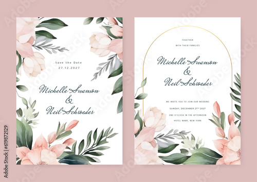 Good for greeting cards, wedding invitations, flyers and other graphic design. Floral universal artistic templates.